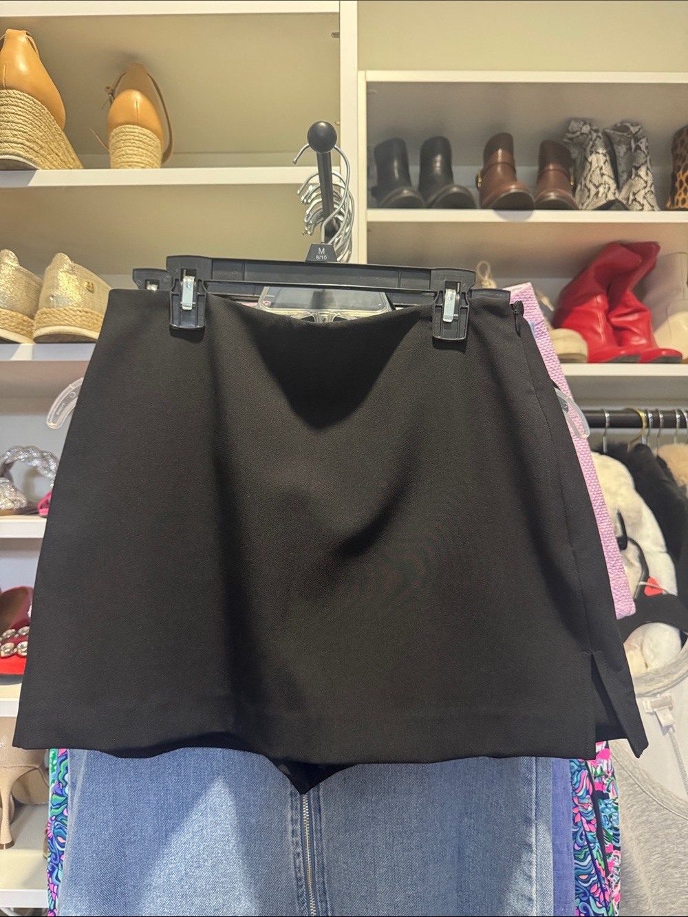 Express Black Mini Skirt